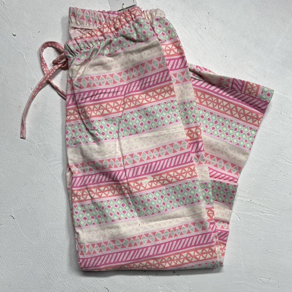 Pink and Green Patterned womens Pajamas